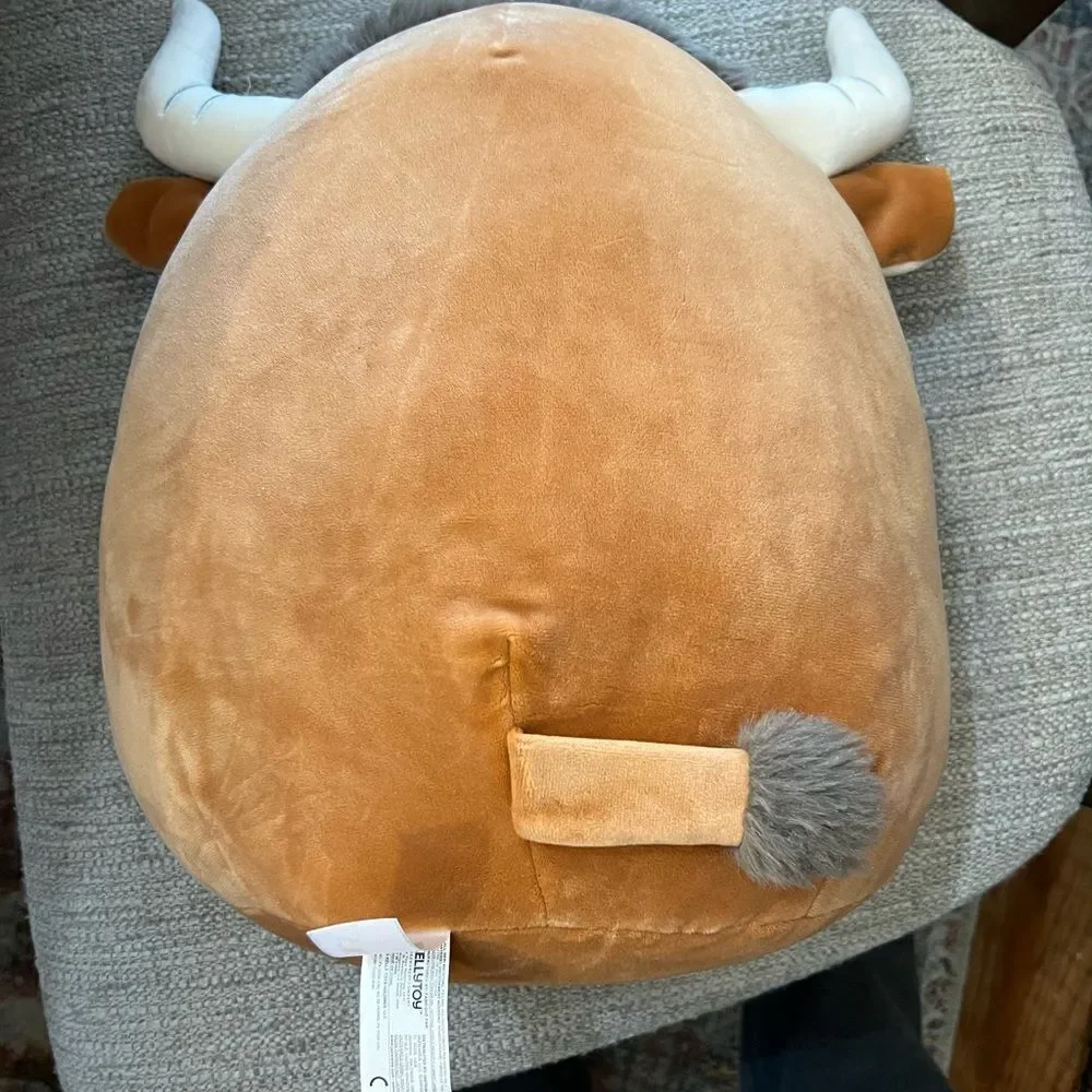 Shep the brown spotted bull Squishmallow